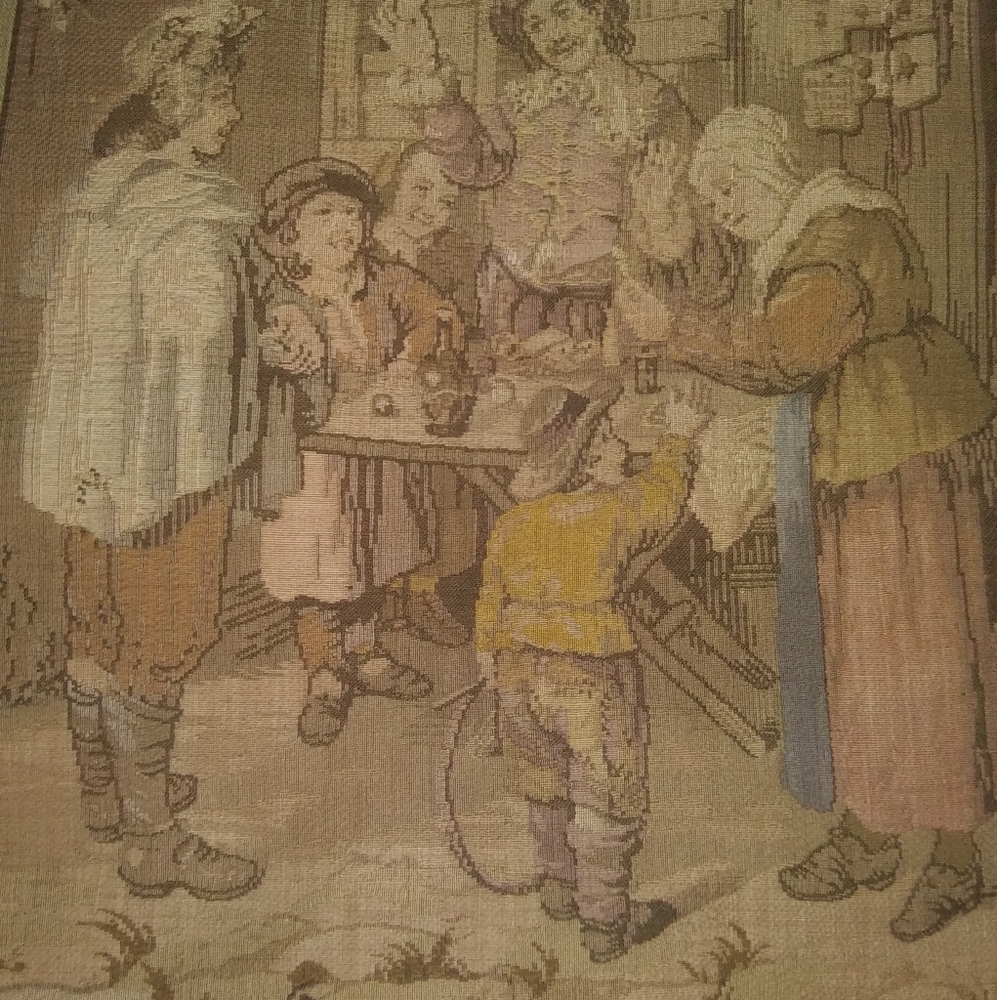 Antique Small Tapestry 1860 to 1900